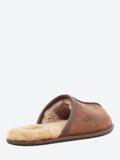 Ugg - Scuff Leather Slipper in Tan