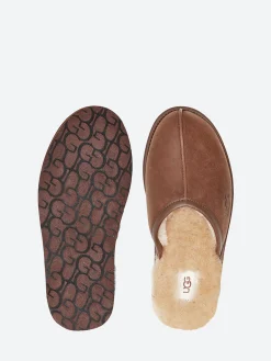 Ugg - Scuff Leather Slipper in Tan