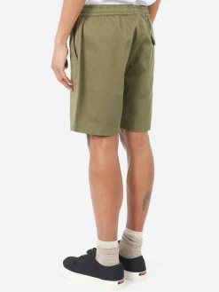 Universal Works - Beach Short in Light Olive