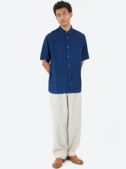 Universal Works - Duke Pant in Grey Derby Stripe