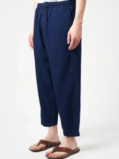 Universal Works - Hi Water Trouser in Indigo Herringbone Denim