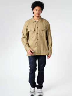 Universal Works - L/S Utility Shirt in Olive