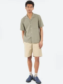 Universal Works - Road Shirt in Olive Delos