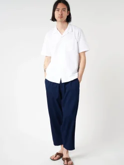 Universal Works - Road Shirt in Ecru Oxford Cotton