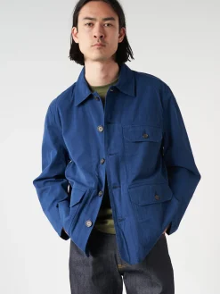 Universal Works - Utility Jacket in Navy Summer Canvas