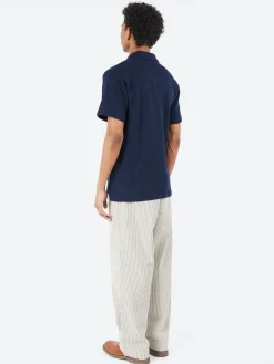 Universal Works - Vacation Polo in Bright Navy