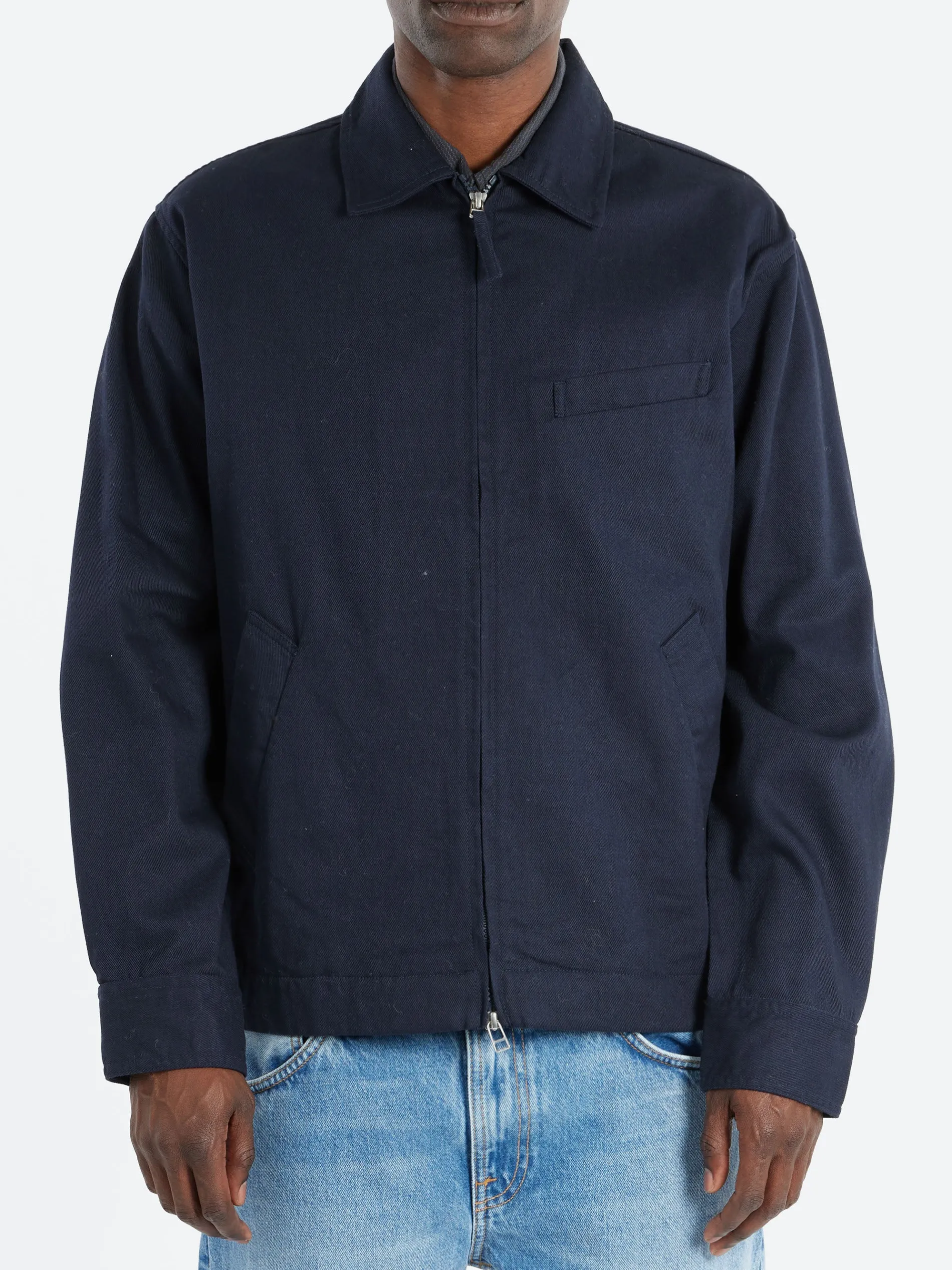 Universal Works - Windcheater in Navy