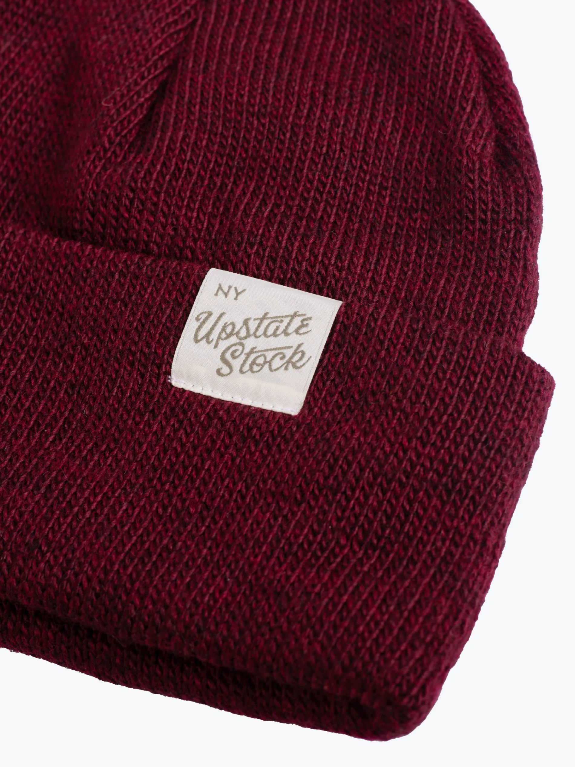Upstate Stock - American Mohair Beanie in Blood