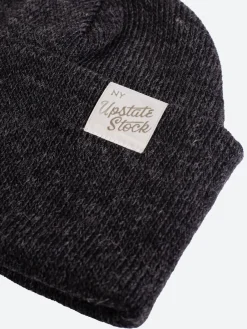 Upstate Stock - American Mohair Beanie in Black