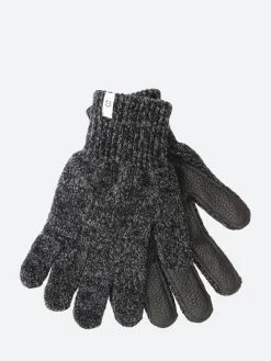 Upstate Stock - Deerskin Full Glove in Black Melange