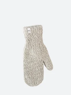 Upstate Stock - Deerskin Mitten in Oat Melange