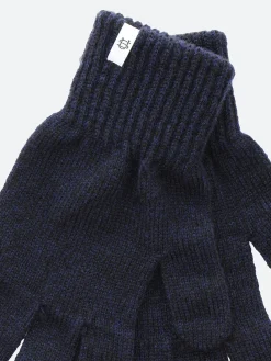 Upstate Stock - Full Finger Gloves in Navy Melange