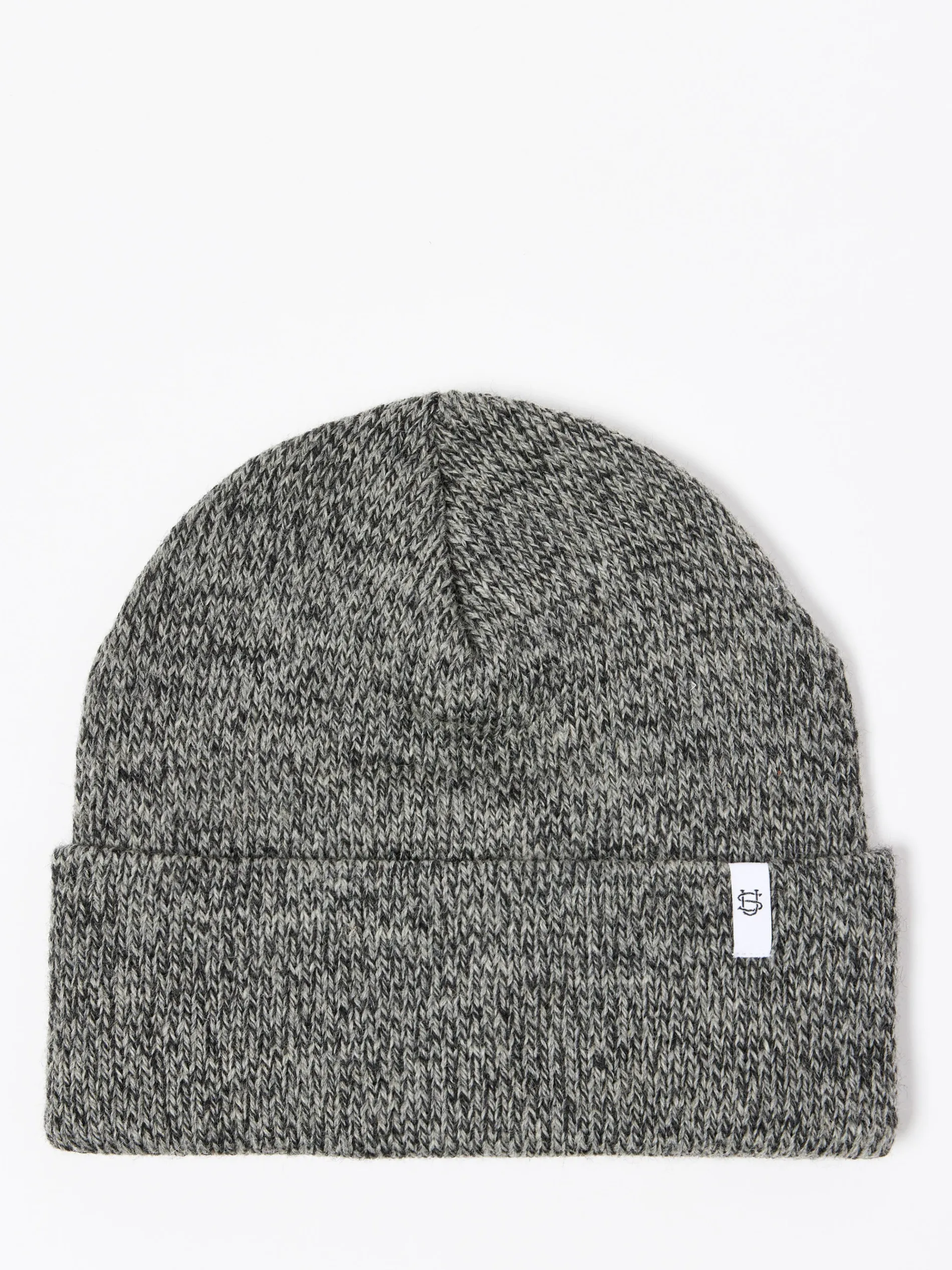 Upstate Stock - Ragg Wool Beanie in Charcoal Melange