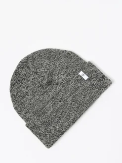 Upstate Stock - Ragg Wool Beanie in Charcoal Melange