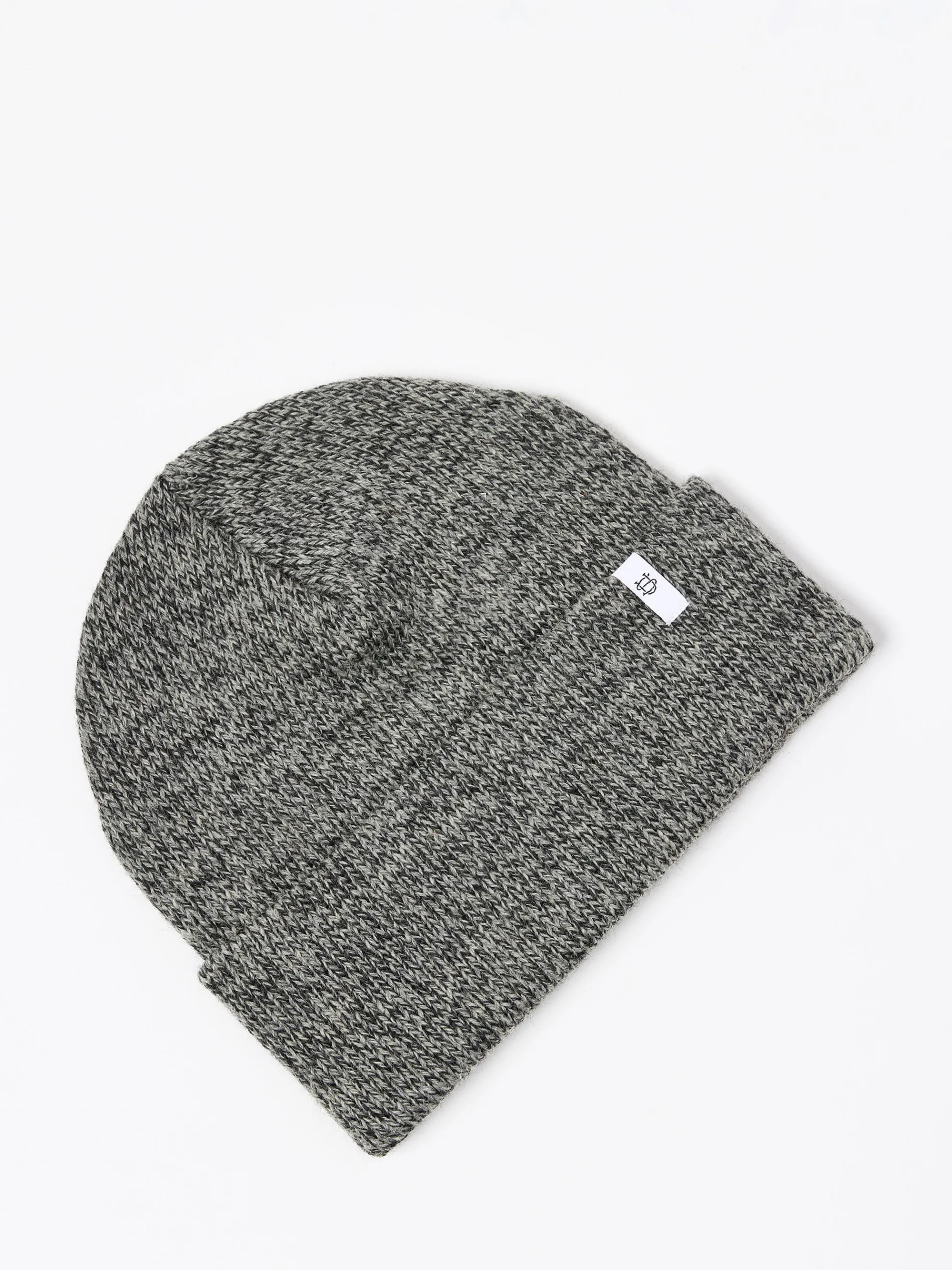 Upstate Stock - Ragg Wool Beanie in Charcoal Melange