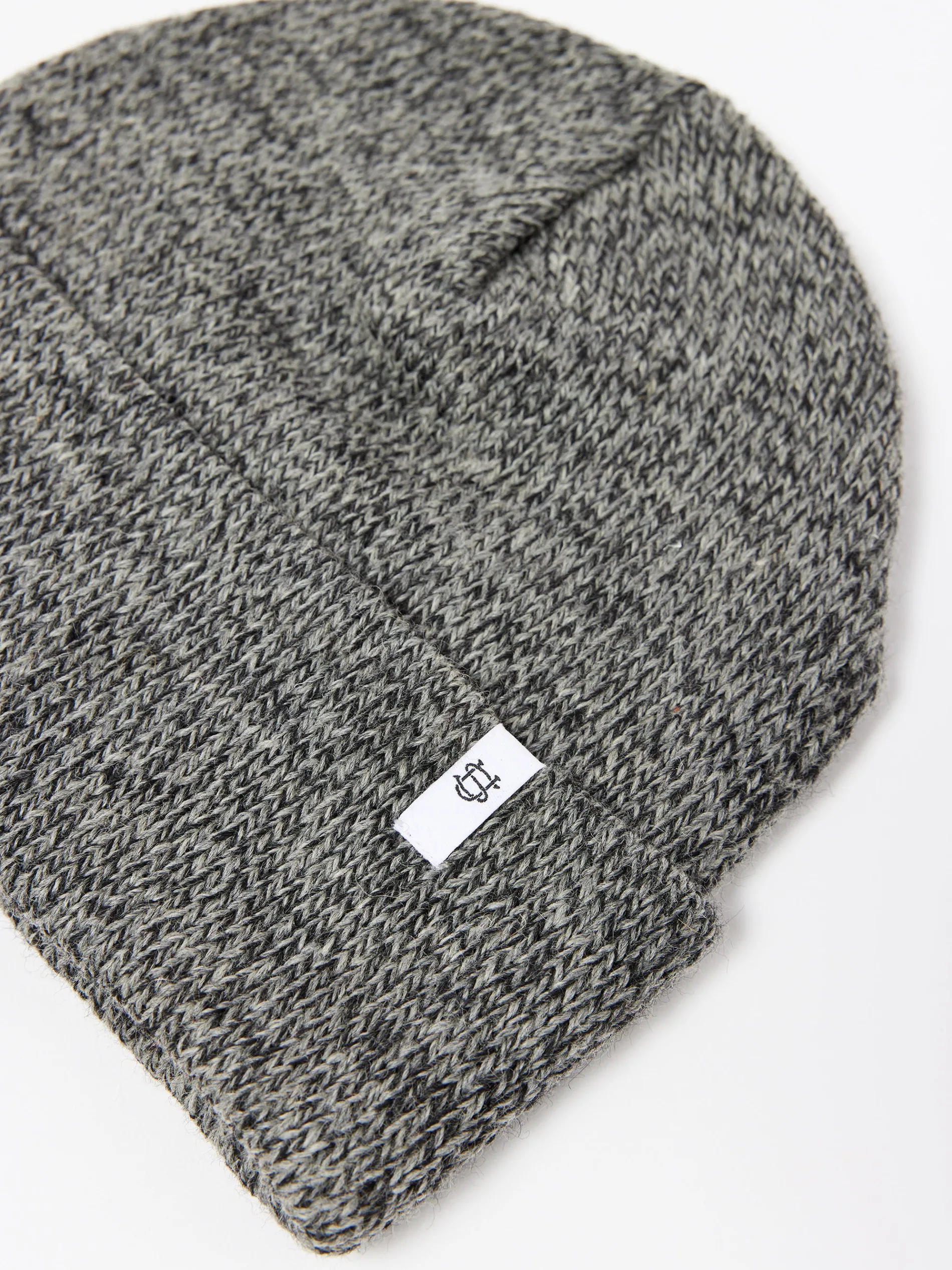 Upstate Stock - Ragg Wool Beanie in Charcoal Melange