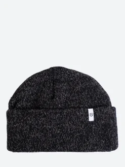 Upstate Stock - Ragg Wool Beanie in Black Melange