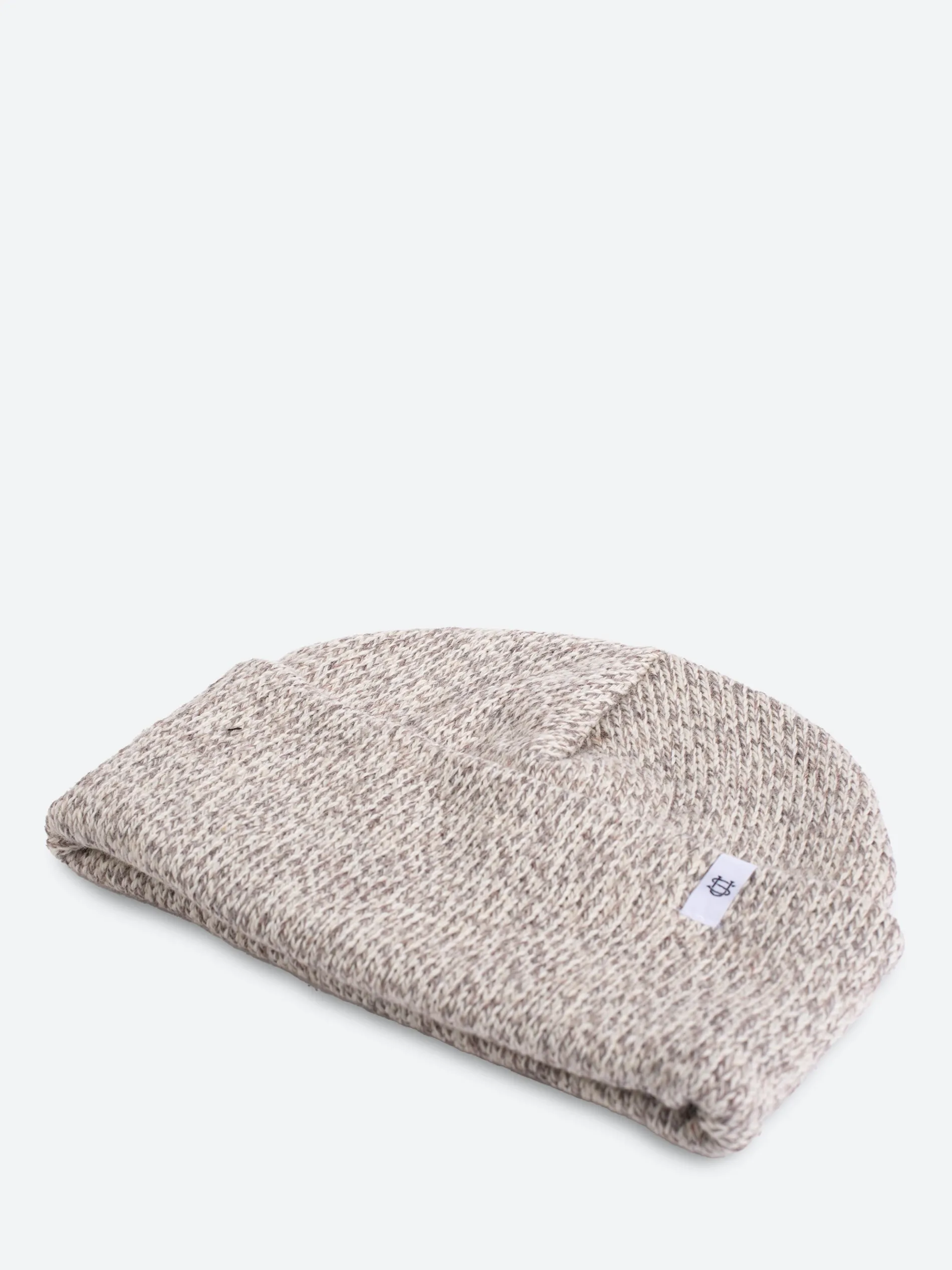 Upstate Stock - Ragg Wool Beanie in Oatmeal Melange