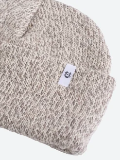 Upstate Stock - Ragg Wool Beanie in Oatmeal Melange