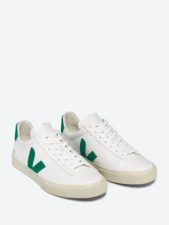Veja - Campo in White/Emeraude