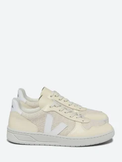 Veja - V-10 in Jute, White and Multi