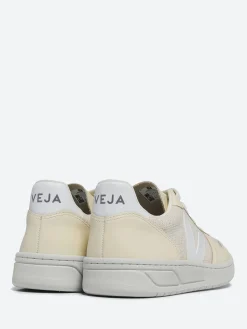 Veja - V-10 in Jute, White and Multi