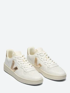 Veja - V-10 Leather Extra White and Platine