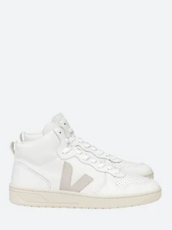 Veja - V-15 Leather in Extra White and Natural