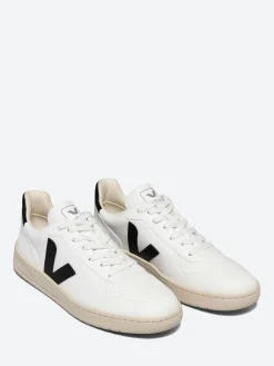 Veja - V-10 Leather White and Black
