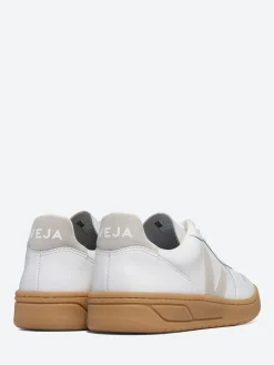 Veja - V-10 Leather White and Natural