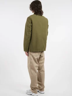 Vetra - 5C Short Workwear Jacket in Olive Moleskin