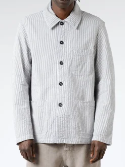 Vetra - 5C Short Workwear Jacket in White and Black