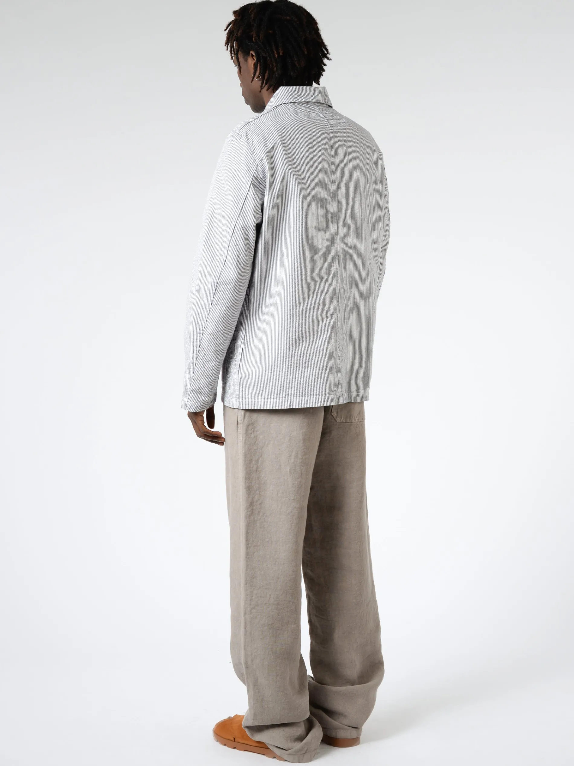 Vetra - 5C Short Workwear Jacket in White and Black