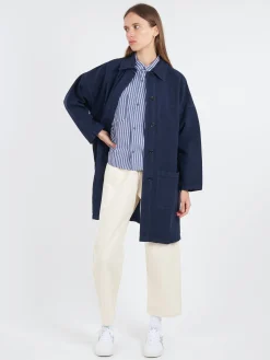 VETRA - 2106G Long Coat in Navy