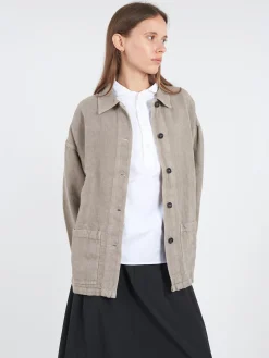 Vetra - Oversized French Workwear Jacket in Rigging