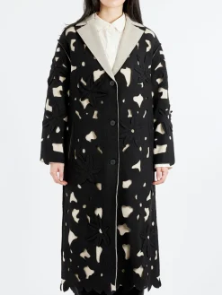 Virginia Bizzi - Reversible Coat in Black and Beige