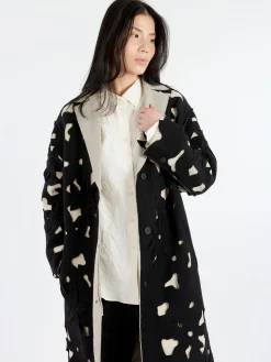 Virginia Bizzi - Reversible Coat in Black and Beige
