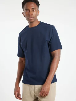 Wax London - Dean S/S T-Shirt in Navy