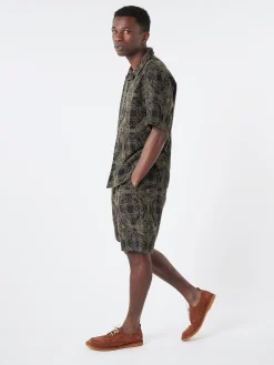 Wax London - Kurt Short in Black and Green