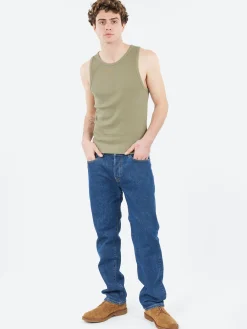 Wax London - Montague Vest in Khaki