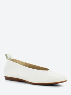 Wonders - A-8661 Ballet Flat in Off White Sauvage