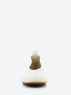 Wonders - A-8661 Ballet Flat in Off White Sauvage