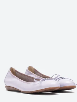 Wonders - Bow Ballet Flat in Lavender Sauvage