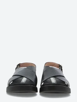 Wonders - C-6540 Sandals in Black Wild