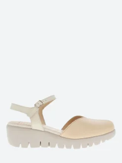 Wonders - C-33237 Wedge Sandal in Natural and White