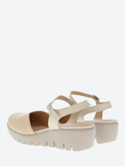 Wonders - C-33237 Wedge Sandal in Natural and White