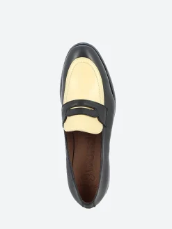 Wonders - D-9320 Loafer in Black/White