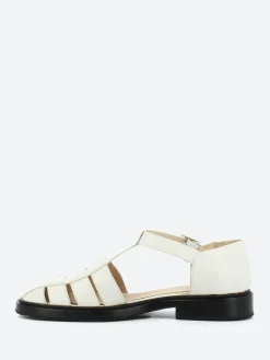 Wonders - Fisherman Sandal in Off White Wild