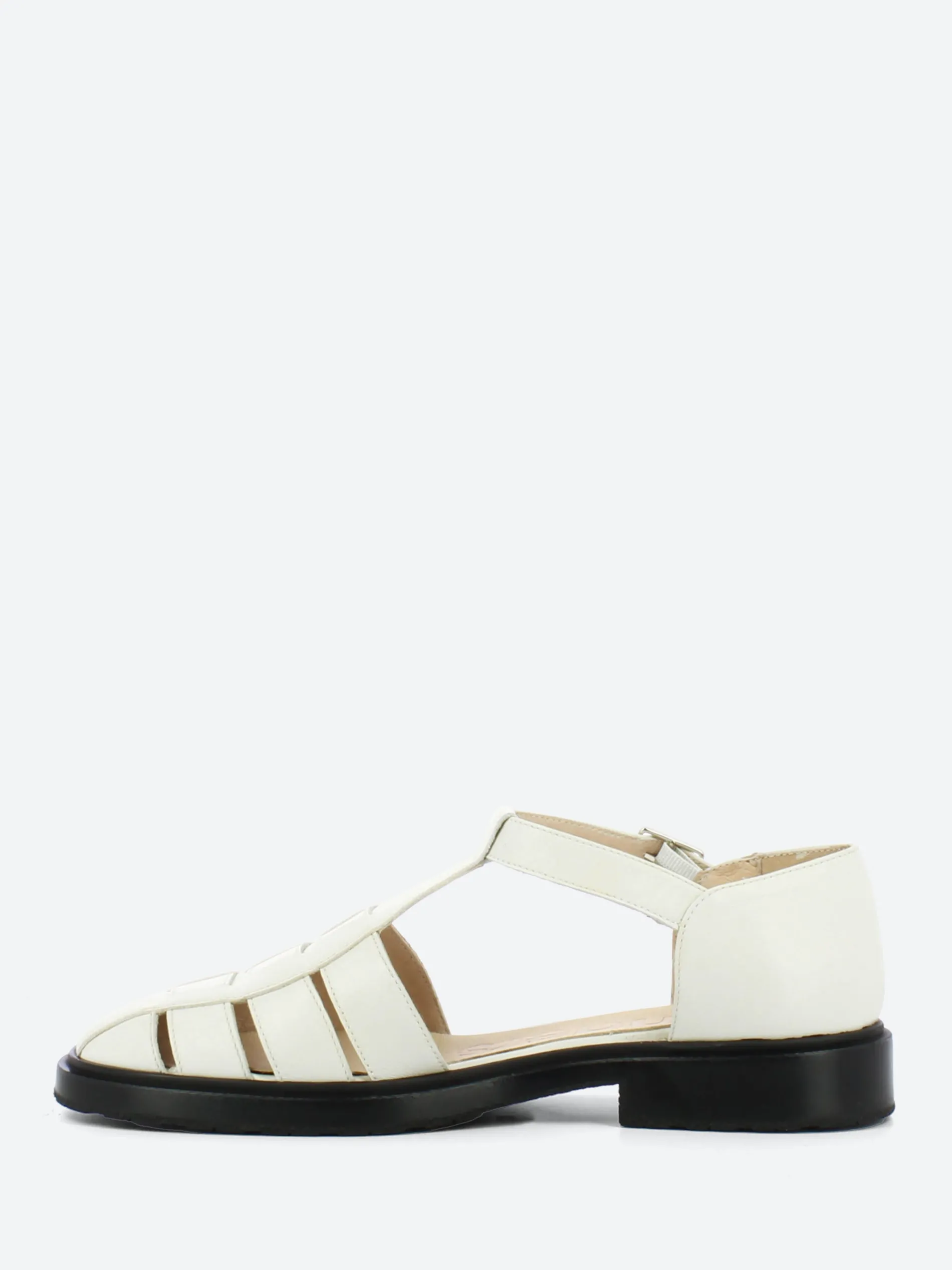 Wonders - Fisherman Sandal in Off White Wild