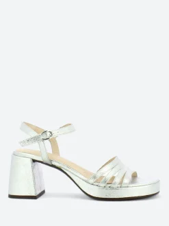 Wonders - G-6801 Heel in Plata Laminato